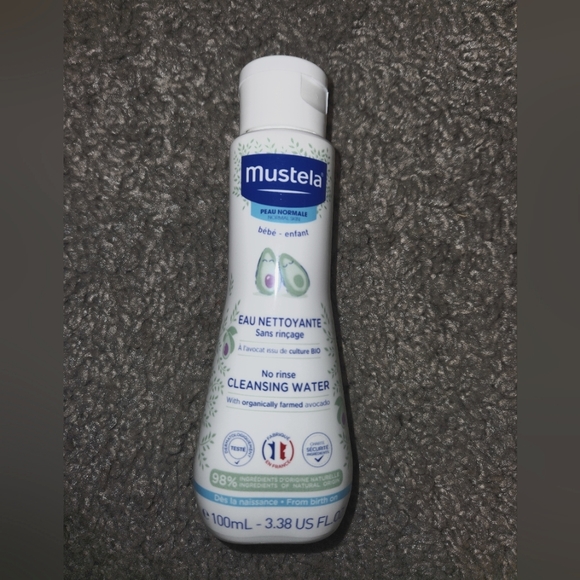 New Mustela cleansing water no rinse 100ml 3.38 fl oz - Picture 1 of 4